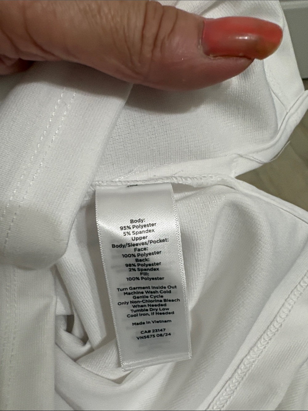 Talbots White Quilted Button-Placket Pullover NWT - Picture 8 of 8